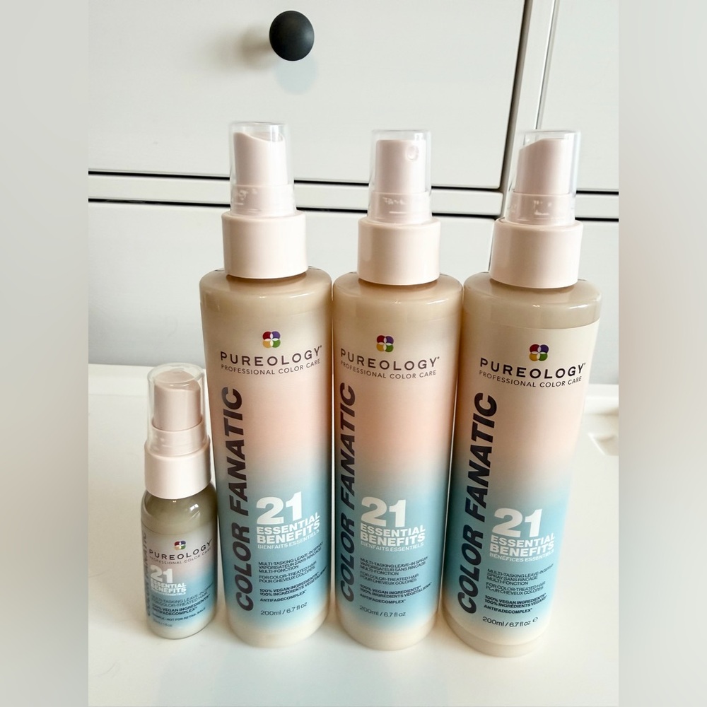 Pureology ColorFanatic Leave-In Spray Set | 3 full size bottles+ mini | *NEW*